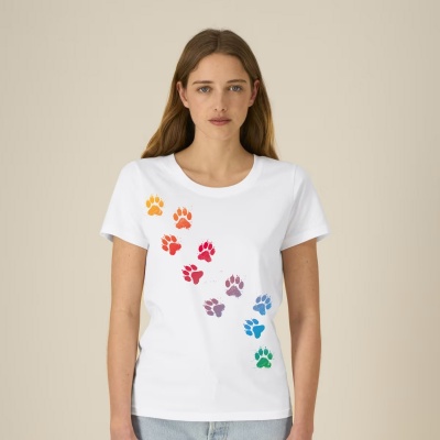 damske-triko-bile-duhove-tlapky