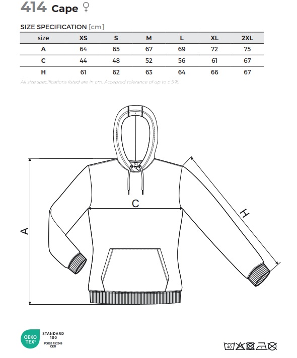 rozměry Malfini dámská